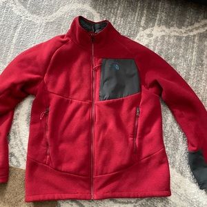 Men’s North Face fleece jacket size L